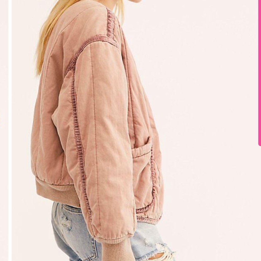 Free People Mixed Signals bomber - Picture 3 of 12